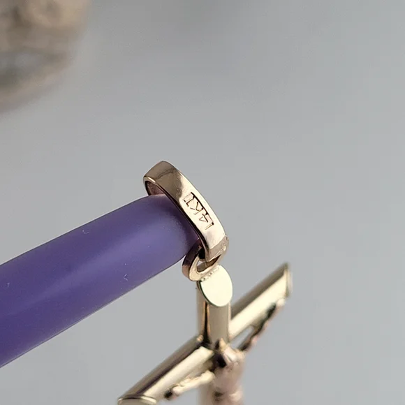 ❤️14k Small Solid Yellow Gold Crucifix Pendant! 👌🎁